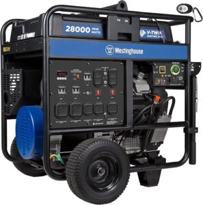 2. Westinghouse 28000 Watt Home Backup Generator