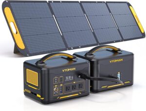 6. Vtoman Solar Generator for Air Conditioner