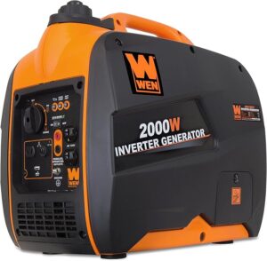 7. WEN 56200i 2000-Watt Small Quiet Generator for Camping