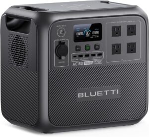 10. BLUETTI AC180 Portable Power Station