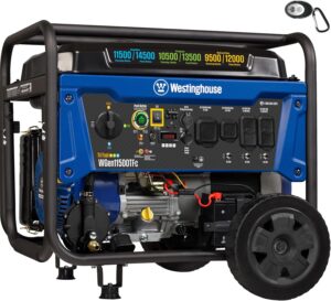 3. Westinghouse 14500 Peak Watt Tri-Fuel Generator